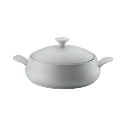 Γάστρα Στρογγυλή Porflame KXPFTNCKY26 Φ26cm-2,5lt White Max Home Πορσελάνη