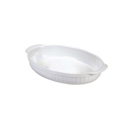 Πυρίμαχο Σκεύος Οβάλ Ceramica GU00001036 36x24x6,8cm White Guardini Κεραμικό