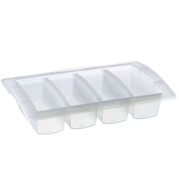 Φαγητοδοχείο 4 Θέσεων AR00099863 53x32,5x10cm White Araven Πολυπροπυλένιο
