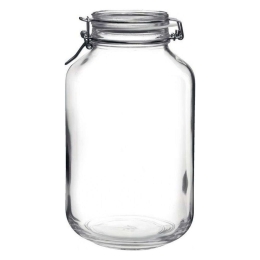 Βάζο Αποθήκευσης Fido BR00600726 4lt Clear Bormioli Rocco Γυαλί