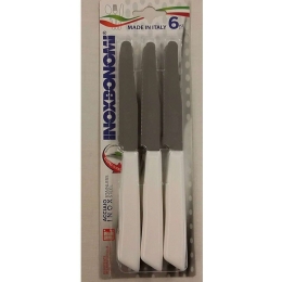 Μαχαίρια (Σετ 6Τμχ) BM30006002 White Inoxbonomi Ανοξείδωτο Ατσάλι
