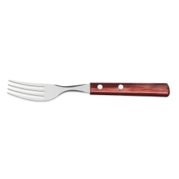 Πιρούνι Φαγητού Polywood TR21198718 Silver-Brown Tramontina Ανοξείδωτο Ατσάλι
