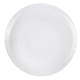 Πιάτο Στρογγυλό Ρηχό Πορσελάνινο PR00100527 27cm White Oriana Ferelli® Πορσελάνη