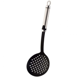 Κουτάλα Ξαφρίσματος Gizmo BG00003062 32cm Inox-Black Bergner Ανοξείδωτο Ατσάλι,Nylon