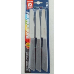 Μαχαίρια Grizio Pietra (Σετ 6Τμχ) BM30006008 Grey Inoxbonomi Ανοξείδωτο Ατσάλι