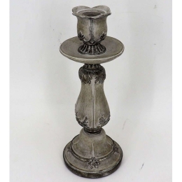 Κηροπήγιο XL19038213 23,5cm Silver Oriana Ferelli® Πολυρεσίνη