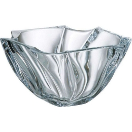 Διακοσμητικό Μπωλ Neptune CTB02200402 22,8x22,8x12,2cm Κρυστάλλινο Clear Βοημίας Κρύσταλλο
