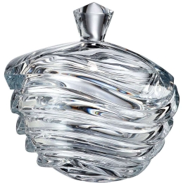 Φοντανιέρα Wave CTB03500303 22x16x20cm Κρυστάλλινη Clear Βοημίας Κρύσταλλο