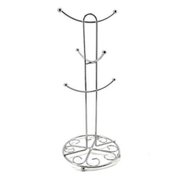 Βάση Για Κούπες XN00012009 38cm Silver Max Home Μέταλλο