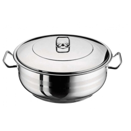 Κατσαρόλα Πλασωτέ Arian 430 ISF00100332 32x12cm 9,5Lt Inox Isfa Metal 32cm Ανοξείδωτο Ατσάλι