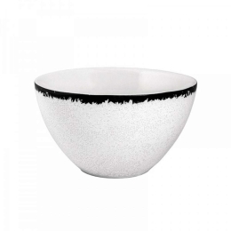 Μπωλ Σερβιρίσματος PR182746308 Φ13cm White-Black Oriana Ferelli® Πορσελάνη
