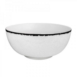 Σαλατιέρα PR182746304 Φ25cm White-Black Oriana Ferelli® Medium Πορσελάνη