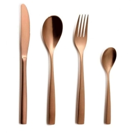 Κουταλάκι Γλυκού CO06112000 Copper Comas Ανοξείδωτο Ατσάλι