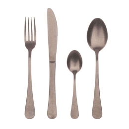 Μαχαιροπίρουνα Vintage (Σετ 24Τμχ) BG00005135 Silver Bergner 24 τμχ Ανοξείδωτο Ατσάλι