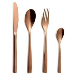 Πιρουνάκι Γλυκού CO06111000 Copper Comas Ανοξείδωτο Ατσάλι