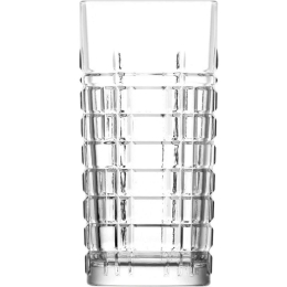Ποτήρια Νερού Brit (Σετ 6Τμχ) LVBRT44036F 356ml Clear Lav Γυαλί