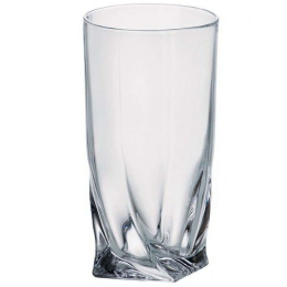 Ποτήρι Νερού Quadro CTB00302125 350ml Clear Κρύσταλλο
