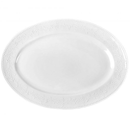 Πιατέλα Kea PRPW350006 36cm White Oriana Ferelli® Πορσελάνη
