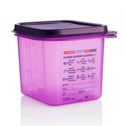Δοχείο Τροφίμων Αεροστεγές AR00061390 17,6x16,2x15cm 2,6Lt Purple Araven Πλαστικό