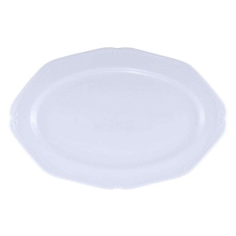 Πιατέλα Σερβιρίσματος Οβάλ Toscany PRPW070005 25cm White Oriana Ferelli® Πορσελάνη