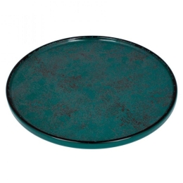Πιάτο Ρηχό Vertical PR182749926 Φ26cm Turquoise Oriana Ferelli® Πορσελάνη