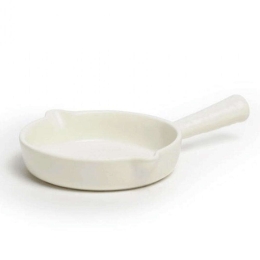 Πυρίμαχο Σκεύος - Τηγάνι Kodai CO00007627 Φ9x14χ2,56cm White Comas Πορσελάνη