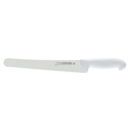 Μαχαίρι Ψωμιού Carbon CO1012725 25cm White Comas Ανοξείδωτο Ατσάλι