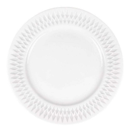 Πιατέλα Σερβιρίσματος Στρογγυλή Diamante PRPW430004 Φ31cm White Oriana Ferelli® Πορσελάνη