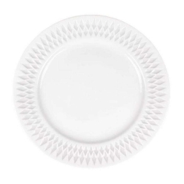 Πιάτο Φρούτου Diamante PRPW430003 Φ20cm White Oriana Ferelli® Πορσελάνη