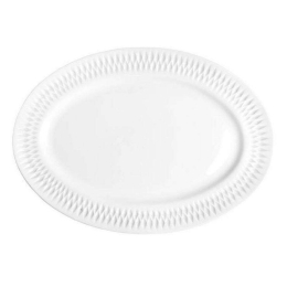 Ραβιέρα Οβάλ Diamante PRPW430005 25cm White Oriana Ferelli® Πορσελάνη