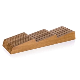 Βάση Μαχαιριών Bamboo BQ25107001 38,5x10x5cm Natural Banquet Bamboo