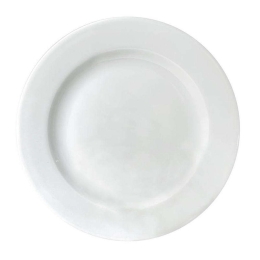 Πιάτο Ρηχό Wide Rim XG004HW024 Φ24cm White Oriana Ferelli® Πορσελάνη