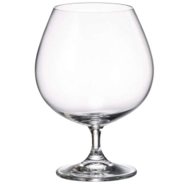 Ποτήρι Νερού Κολωνάτο Brandy Colibri CTB03202069 690ml Clear Από Κρύσταλλο Βοημίας Κρύσταλλο