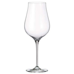 Ποτήρι Κρασιού Κολωνάτο Limosa CTB1SI96050 500ml Clear Από Κρύσταλλο Βοημίας Κρύσταλλο