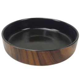 Φρουτιέρα LJT332725B Φ25,5x7,5cm Black-Walnut Oriana Ferelli® Κεραμικό
