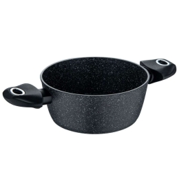 Κατσαρόλα Αντικολλητική Black Orion BG0OR34768 Φ24x10,5cm 4lt Black Bergner 24cm Αλουμίνιο