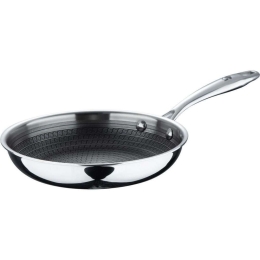 Τηγάνι Hi-Tech BGMP001611 Φ24x4,7cm Inox Bergner 24cm Ατσάλι, Αλουμίνιο