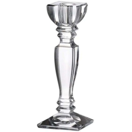 Κηροπήγιο Roxana CBH06100502 18cm Clear Από Κρύσταλλο Βοημίας Κρύσταλλο