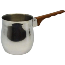 Μπρίκι 782406 Inox 350ml Με Καφέ Λαβή Ankor Ανοξείδωτο Ατσάλι