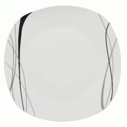 Πιάτο Φρούτου Πορσελάνινο Τεράγωνο 1210-080 20cm Multi Ankor Πορσελάνη