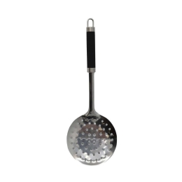Κουτάλα Τρυπητή Ανοξείδωτη 793426 34x11cm Silver-Black Ankor Ανοξείδωτο Ατσάλι