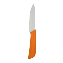 Μαχαίρι Κεραμικό Με Λαβή Σιλικόνης 776436 24cm Silver-Orange Ankor Κεραμικό