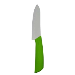 Μαχαίρι Κεραμικό Με Λαβή Σιλικόνης 776443 27cm Silver-Green Ankor Κεραμικό
