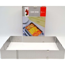 Τσέρκι Ορθογώνιο Greaseproof 777228 Με Ρυθμιζόμενη Διάσταση Inox Ankor Ανοξείδωτο Ατσάλι