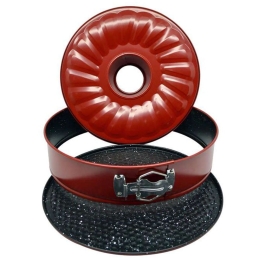 Φόρμα Διαιρούμενη Αντικολλητική 799961 28x6,8cm Red-Black Ankor Αλουμίνιο
