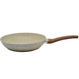 Τηγάνι Αντικολλητικό Τ8189-24 24cm Brown-Beige Ankor 24cm Αλουμίνιο