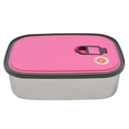 Δοχείο Φαγητού 818631 0,75lt Inox-Pink Ankor Ατσάλι,Πλαστικό