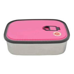 Δοχείο Φαγητού 818655 1,25lt Inox-Pink Ankor Ατσάλι,Πλαστικό