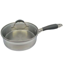 Τηγάνι Βαθύ Τ7800-24 24cm 3lt Inox Ankor 24cm Ανοξείδωτο Ατσάλι