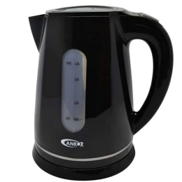 Βραστήρας 816903 2200W 1,8lt Black Ankor Ατσάλι,Πλαστικό